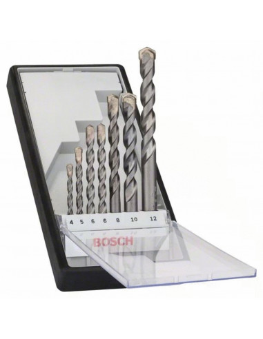 Coffret De 7 Forets Bosch Béton Cylindrique Cyl-3