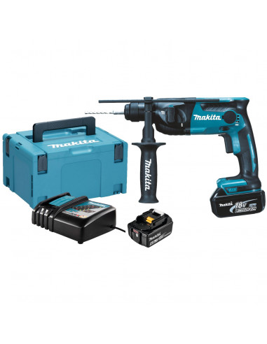 Perforateur Sds Plus 18 V Makita 2x4ah Dhr165rmj Makpac